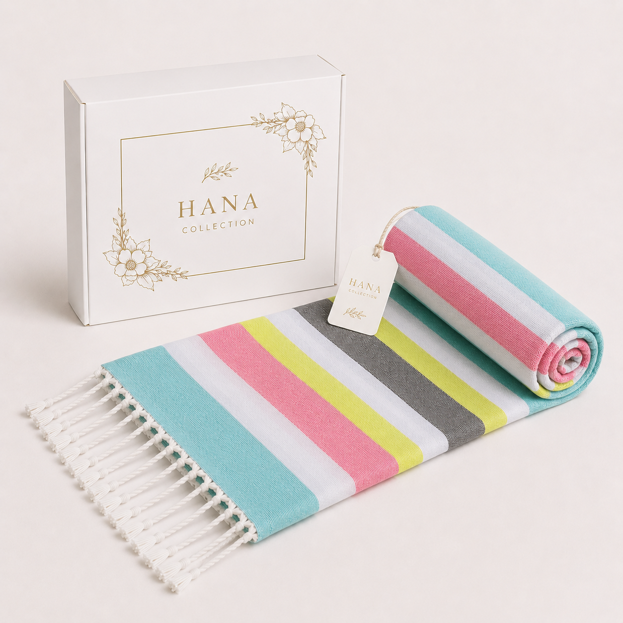 Fouta Sunset - Lagon Tropical| 100 x 200 cm
